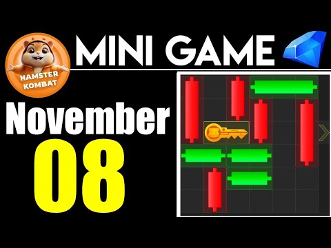 Hamster kombat Mini-Game 8th November(Puzzle Solved) #hamsterkombat #minigame #hamsterkombatminigame