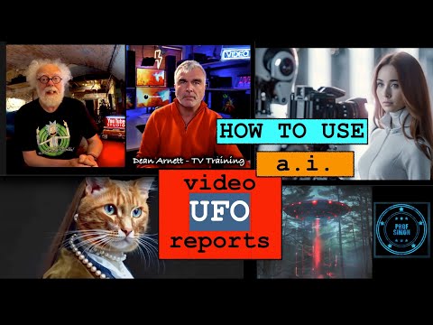 Turn UFO witness reports into - A.I. Video - Prof Simon