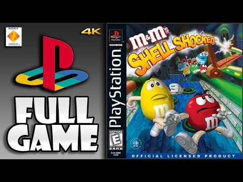 M&M's Shell Shocked (PS1) - Full Game Walkthrough / Longplay [4K 60ᶠᵖˢ UHD]