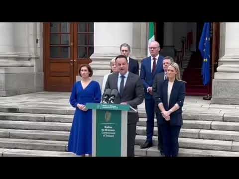 Leo Varadkar announces he is stepping down as Taoiseach