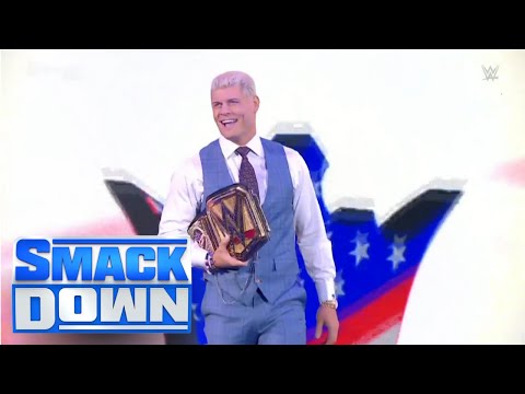 Cody Rhodes entrance as Undisputed WWE Champion: WWE SmackDown #1303, August 9, 2024