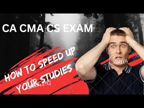 A small advice for those who preparing for CA CMA CS exams