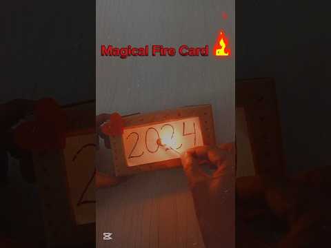 DIY New Year Card 2025/Magical Fire card 2025 #newyear#card#diy#2025#handmade