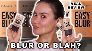 10 HOUR WEAR TEST! 😵 HUDA BEAUTY EASY BLUR FOUNDATION | Maryam Maquillage