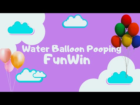 Water Balloon Pooping | Color Full Balloons | Entertainment