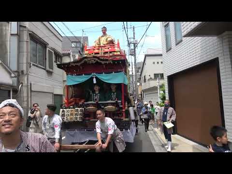 20240526石浜神社１３００年下仁田山車　元禄弥睦②