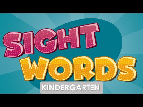 Sight Words - Kindergarten Level 1 | Practice Reading | Basic English Words | Learn How to Read