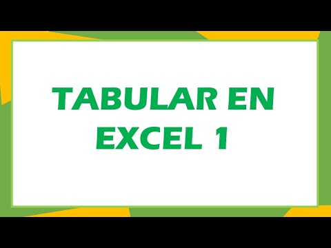 Tabular tablas excel 1