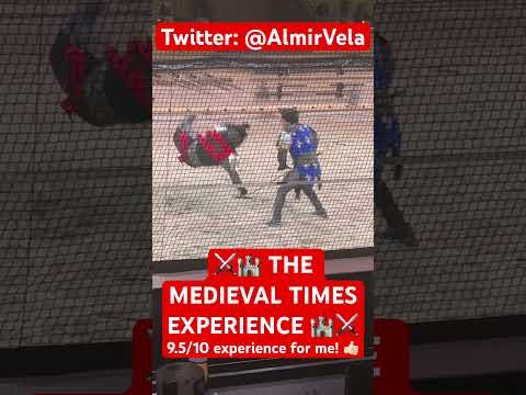 THE MEDIEVAL TIMES EXPERIENCE ⚔️🏰 #shorts #action #medieval #fighting #sports #entertainment