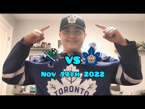 AHL HOCKEY!!! UPCOMING GAME ANNOUNCEMENT Marlies Vs Canucks MUST SEE