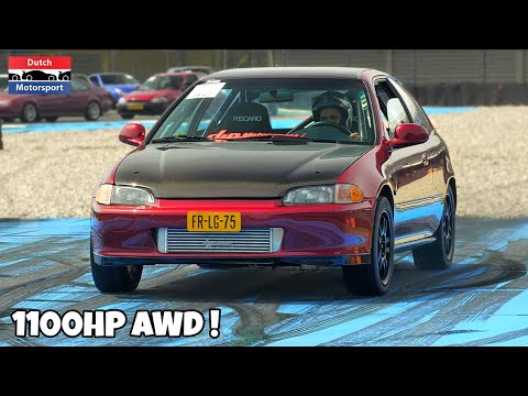 1100HP AWD Honda Civic B18 Turbo *Sleeper*