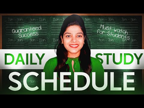 Most Effective Time Table for Students🔥Daily Study Schedule that Guarantees Success 🎯#studytimetable