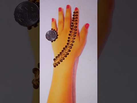 Easy coins mehndi design #mehndi #youtubeshorts #shorts #viralvideo