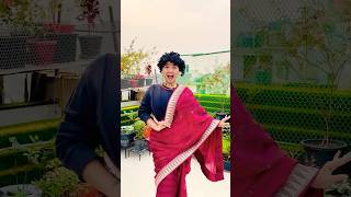 Golu Bana Papa Ki Pari 😂 Red Wali Saree Part 2 #papakipari #shorts #comedy