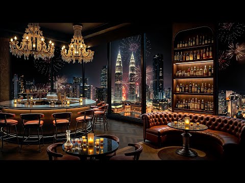 Countdown to New Year 2025 ~ Elegant Jazz Saxophone  Music in Cozy Bar Ambience for Relaxing