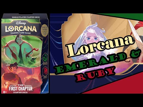 Lorcana: Emerald and Ruby Starter Deck Reveal and Contents