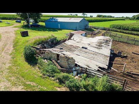 Barn Floor Collapse and Removal - JCB Teleskid 3TS-8T