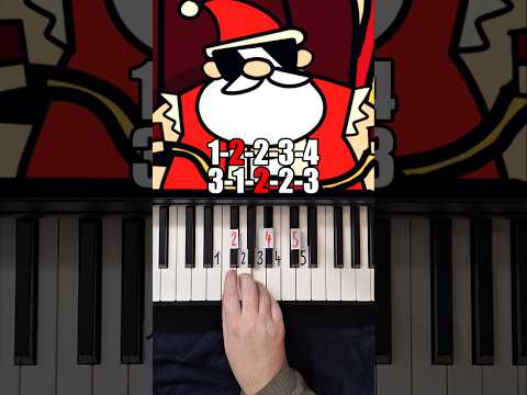 Jingle Bell Rock Piano Tutorial #shorts