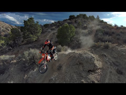 Fun after work ride on the KTM 500 XCW in Utah