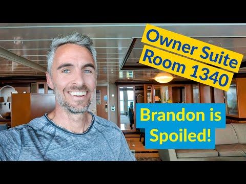 Owner's Suite 1340 Room Tour | Royal Caribbean Freedom of the Seas