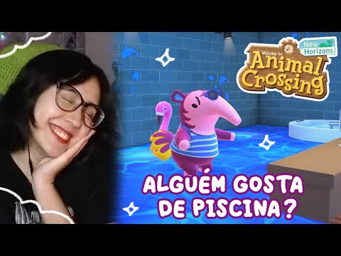 Uma Piscina DENTRO DE CASA? 🤽‍♀️🏡 Animal Crossing: New Horizons - tiemiau