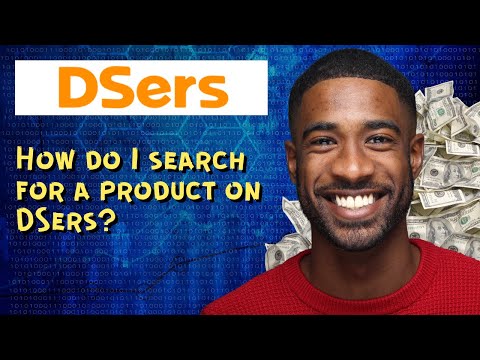 How do I search for a product on DSers