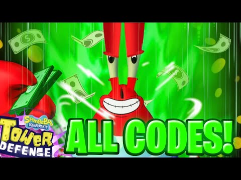 SpongeBob Tower Defense ALL CODES! 2025