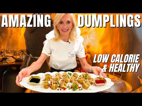 Low Calorie Dumplings!  Easy Chicken,shrimp or tofu