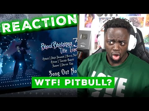 Bhool Bhulaiyaa 3 - Title Track | Kartik A | Pitbull, Diljit, Neeraj S, Tanishk, Pritam | REACTION