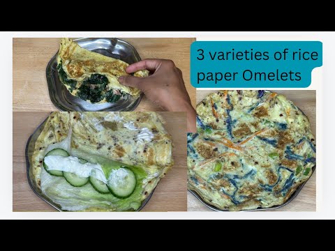 3 Easy Rice Paper Omelette Recipes/Simple/Korean/ Quesadilla