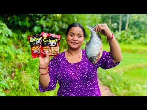 Current and fish perfect dami..Budole first time ladaunu vo malai😩#siruthapamagar#villagelife#vlog