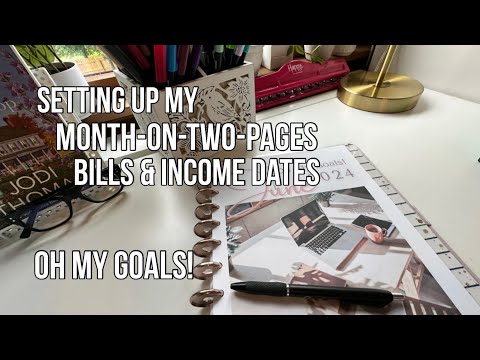 Setting Up My June Budget Workbook - Monthly Bills & Paydays | OH MY GOALS BUDGET + PLANNING