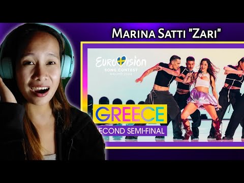 Marina Satti - Zari ( Live) Greece 🇬🇷 | Second Semi-finals| Eurovision 2024 I Reaction