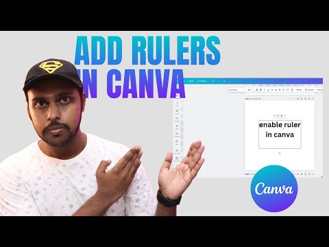 How to show rulers in canva | how to enable ruler in canva