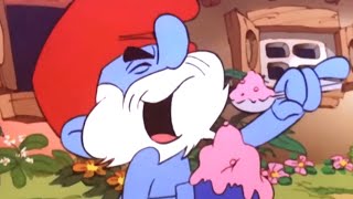 The Smurfs accidentally invent ice cream 🍦 | Cartoons For Kids