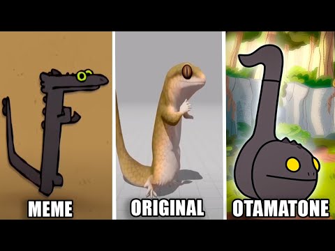 Toothless Dancing Original vs Meme vs Otamatone