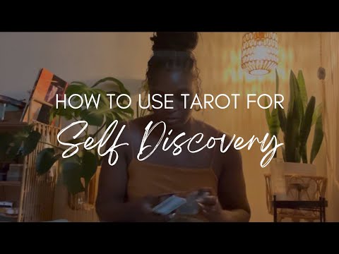 How to use tarot for self discovery 🧚🏿‍♀️ #tarot #selfimprovement #healingjourney