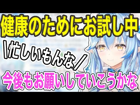 健康と効率を両立させるサービスをお試し中のラミィちゃん【ホロライブ/切り抜き/雪花ラミィ】