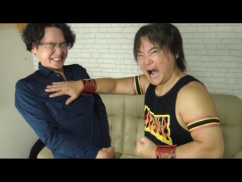 【プロレスラー】守屋博昭選手の逆水平チョップ食らってみた！