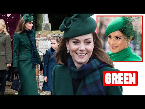 This Is How You Wear Green! Meghan SEETHING Over Princess Catherine's Stunning Christmas Day Outfit