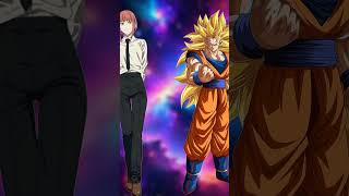 DRAGON BALL VS CHAINSAW MAN || GOKU VS MAKIMA || #shorts #dragonball #goku #makima