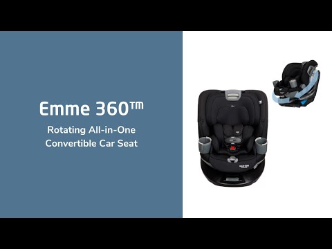 Emme 360 Rotating All-in-One Convertible Car Seat | Overview of Features | Maxi-Cosi