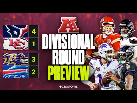 AFC Divisional Round Preview: Texans at Chiefs, Ravens at Bills | 2025 NFL Playoffs