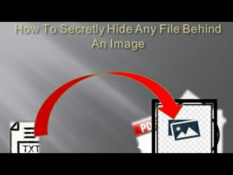 Secretly Hide Any Files Behind An Image || High Tech Dev