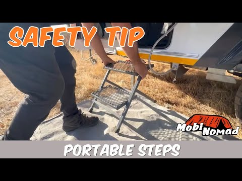 Safety Tip for Portable Steps - Mobi Nomad