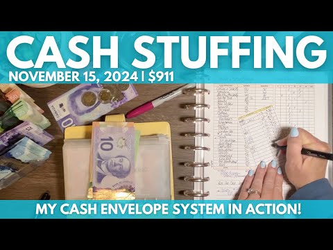 Watch Me Cash Stuff $911: Real-Life Budgeting with Cash Envelopes!