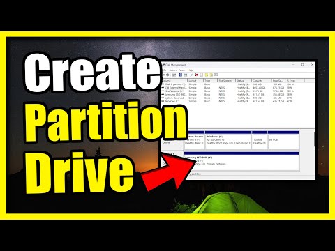 How to Create a Partition on a Drive and Assign a Letter using Windows 10 or 11 PC (Easy Tutorial)