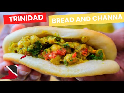 How to Make Trinidad Bread and Channa Sandwich - Step by Step Instructions. | Instant Pot