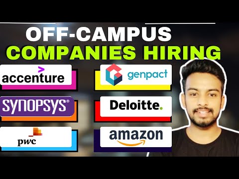 Accenture, Synopsys, Deloitte, PWC Biggest Hiring | OFF Campus Drive For 2025, 2024, 2023 Batch