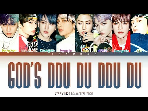 Stray Kids - God's Ddu Du Ddu Du (Color Coded Lyrics)  [Legendary War 2021]